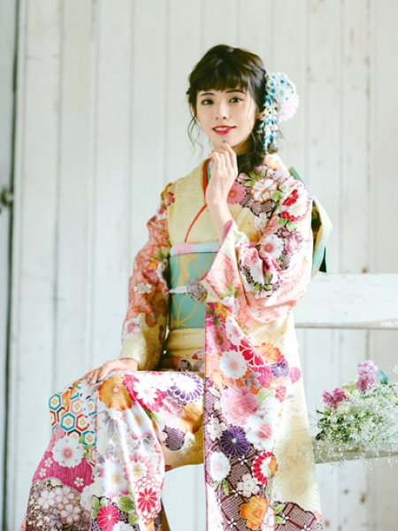 k227 成人式 振袖の貸衣装 レンタル衣装のマイム k227 成人式 振袖の貸衣装 レンタル衣装のマイム