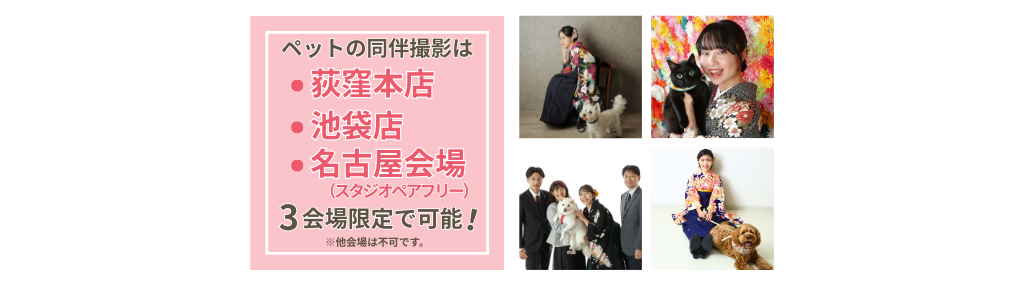 ペット同伴撮影